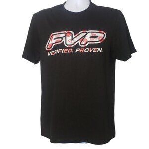 FVP PREFERRED BATTERY OF NHRA BLACK T SHIRT SIZE MEDIUM